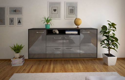 Sideboard Carrollton, Grau Studio (180x79x35cm) - Dekati GmbH