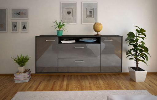 Sideboard Thousand Oaks, Grau Studio (180x79x35cm) - Dekati GmbH