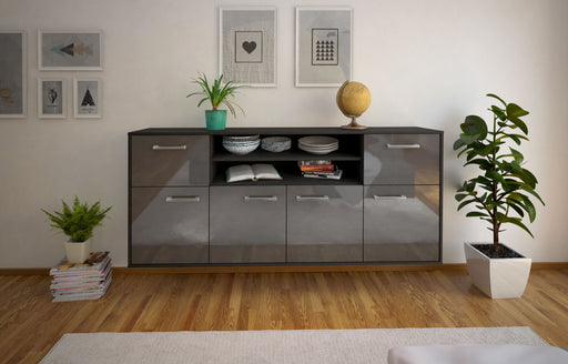 Sideboard Topeka, Grau Studio (180x79x35cm) - Dekati GmbH