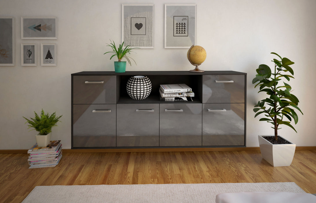 Sideboard West Valley City, Grau Studio (180x79x35cm) - Dekati GmbH