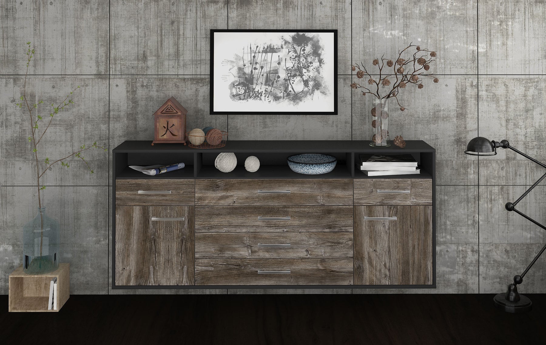 Sideboard Bellevue, Treibholz Studio (180x79x35cm) - Dekati GmbH