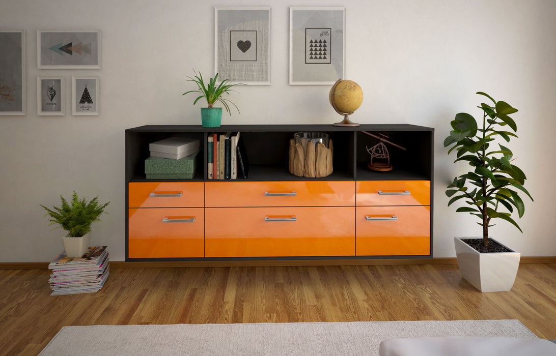 Sideboard Bellevue, Orange Studio (180x79x35cm) - Dekati GmbH