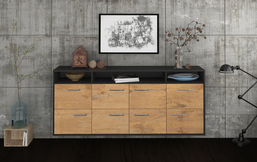 Sideboard Concord, Eiche Studio (180x79x35cm) - Dekati GmbH