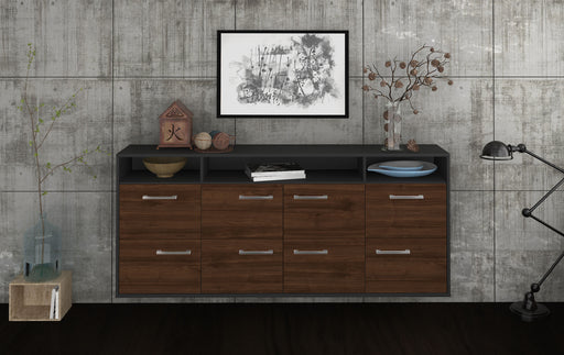 Sideboard Concord, Walnuss Studio (180x79x35cm) - Dekati GmbH