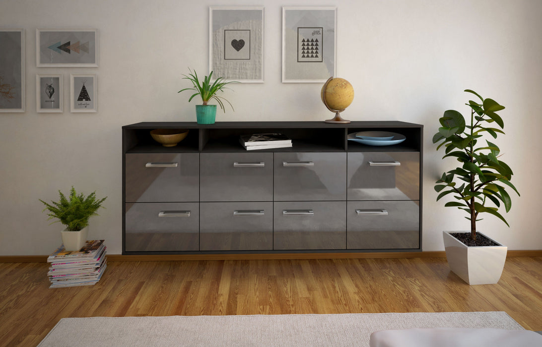 Sideboard Concord, Grau Studio (180x79x35cm) - Dekati GmbH