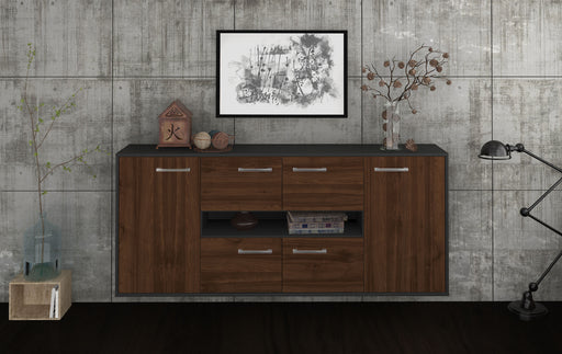 Sideboard Stamford, Walnuss Studio (180x79x35cm) - Dekati GmbH