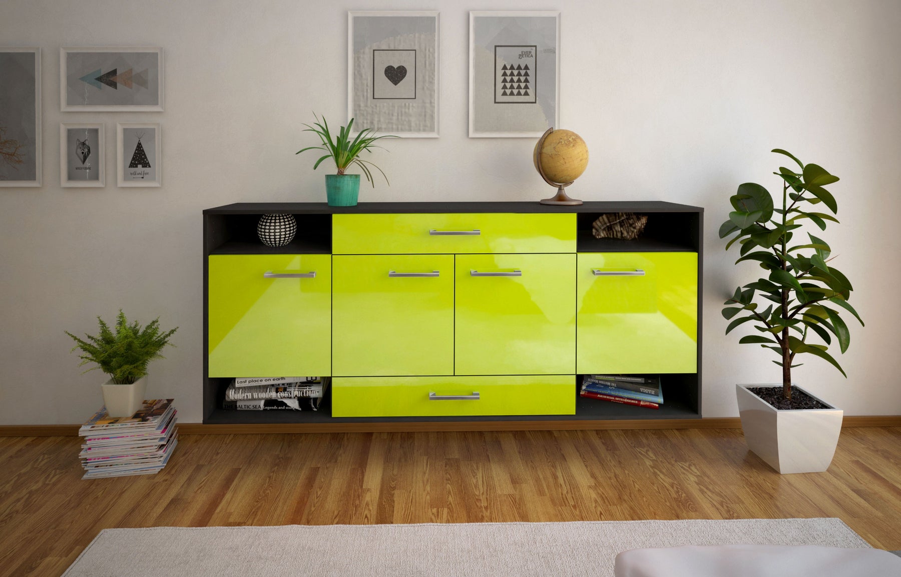 Sideboard Evansville, Gruen Studio (180x79x35cm) - Dekati GmbH