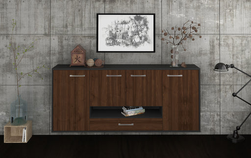 Sideboard Abilene, Walnuss Studio (180x79x35cm) - Dekati GmbH