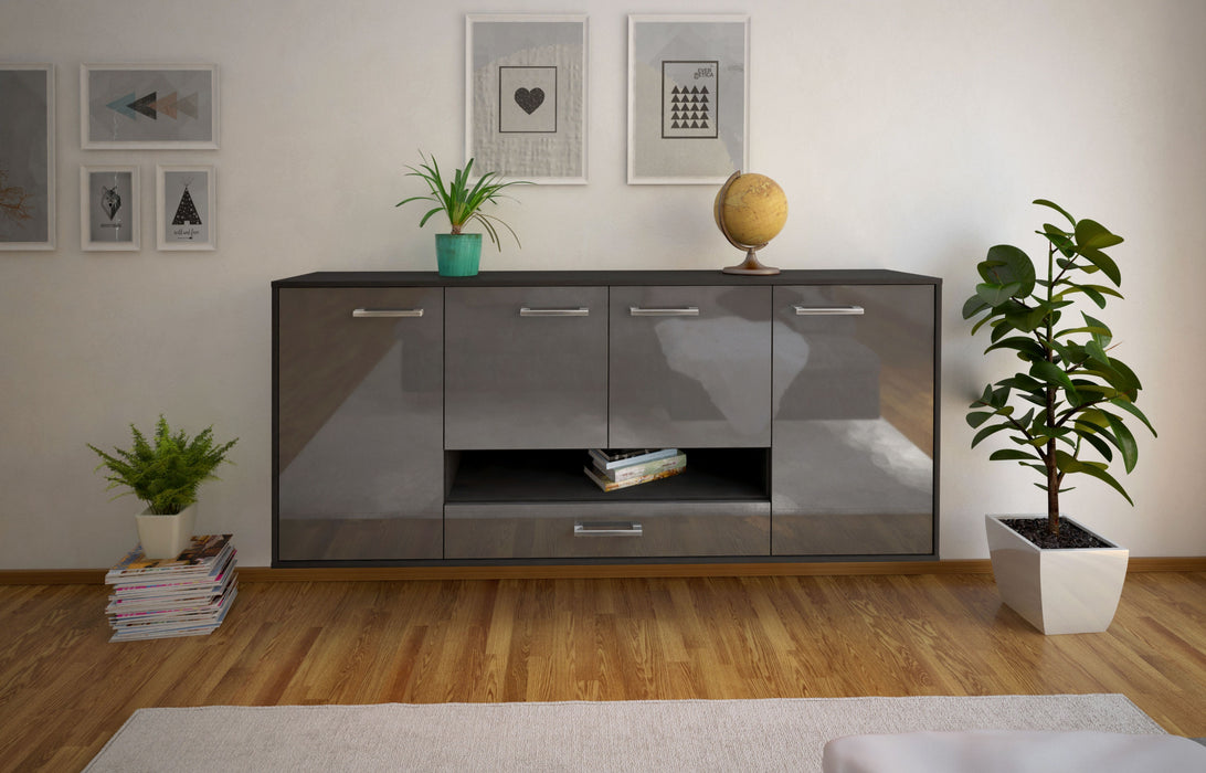 Sideboard Abilene, Grau Studio (180x79x35cm) - Dekati GmbH