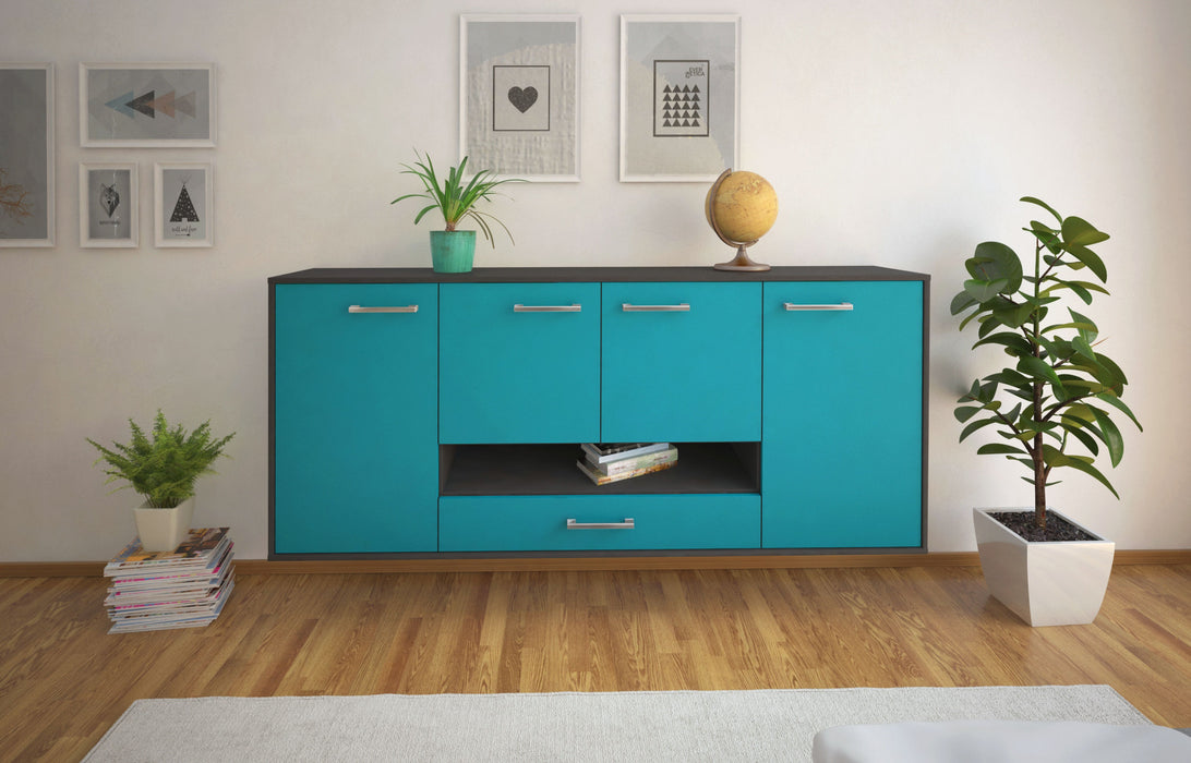 Sideboard Abilene, Tuerkis Studio (180x79x35cm) - Dekati GmbH