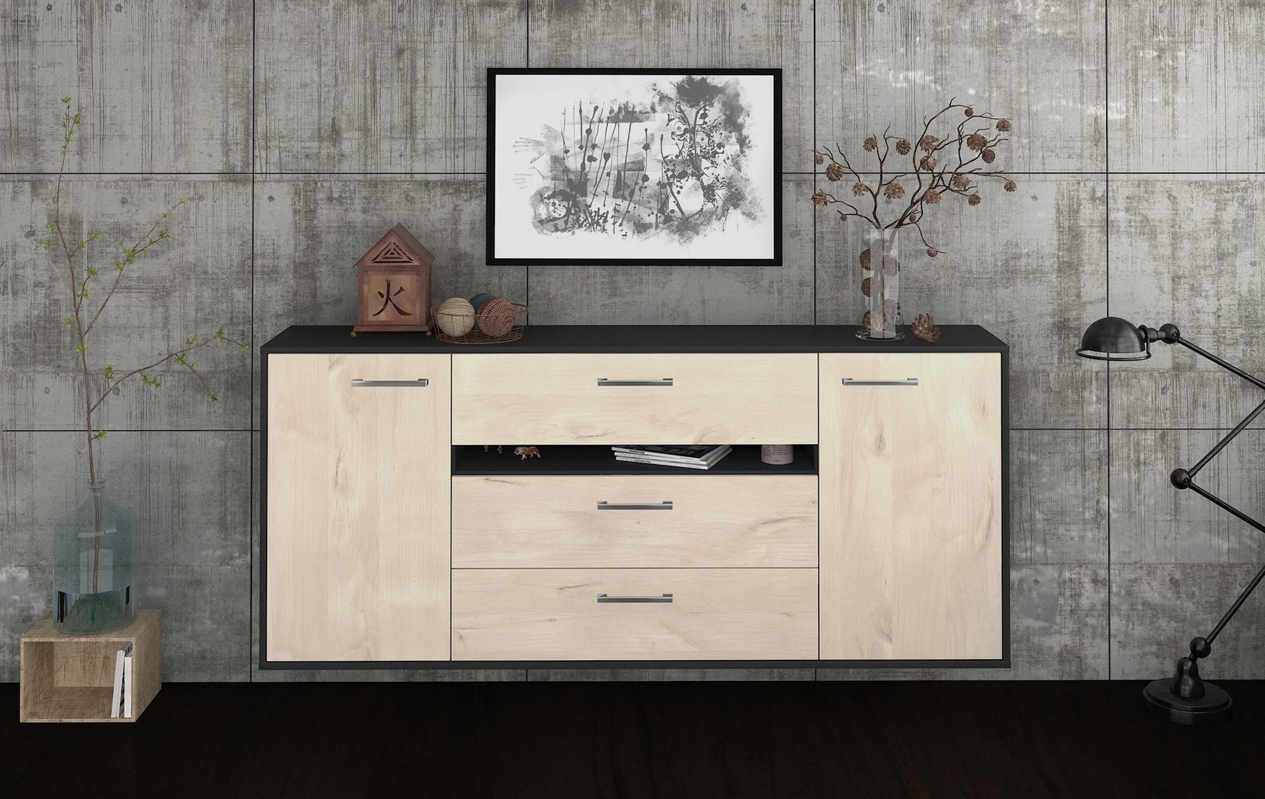 Sideboard McKinney, Zeder Studio (180x79x35cm) - Dekati GmbH