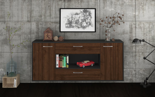 Sideboard Denton, Walnuss Studio (180x79x35cm) - Dekati GmbH