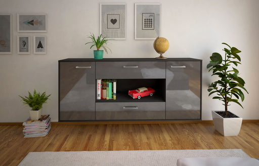 Sideboard Denton, Grau Studio (180x79x35cm) - Dekati GmbH