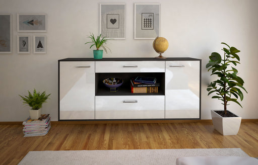 Sideboard Ann Arbor, Weiß Studio (180x79x35cm) - Dekati GmbH