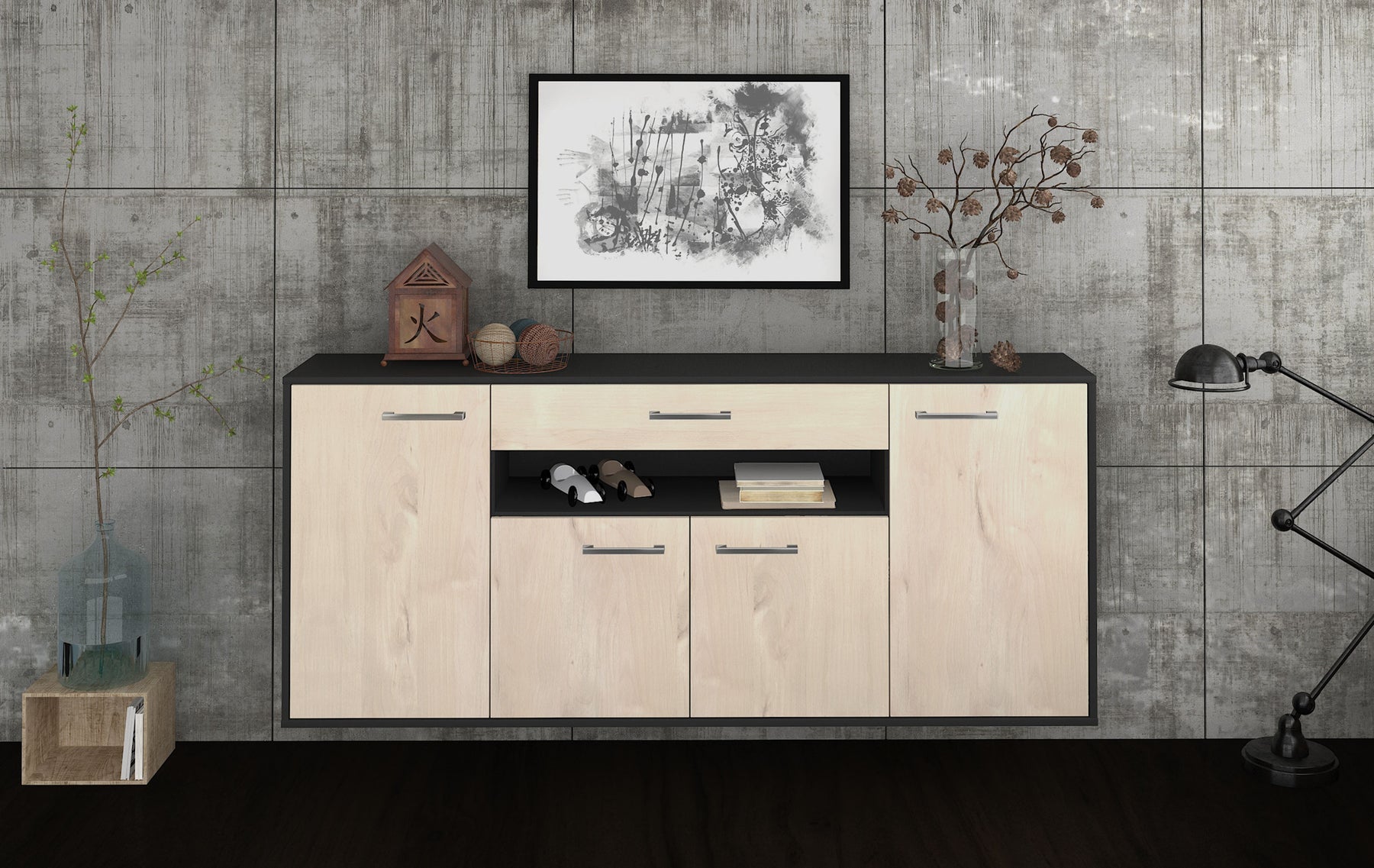 Sideboard Lansing, Zeder Studio (180x79x35cm) - Dekati GmbH