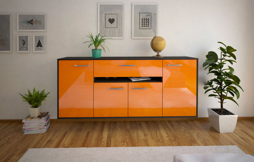 Sideboard Flint, Orange Studio (180x79x35cm) - Dekati GmbH