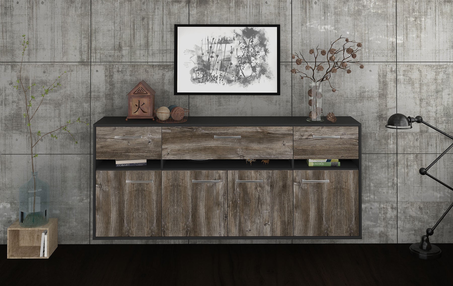 Sideboard Gainesville, Treibholz Studio (180x79x35cm) - Dekati GmbH