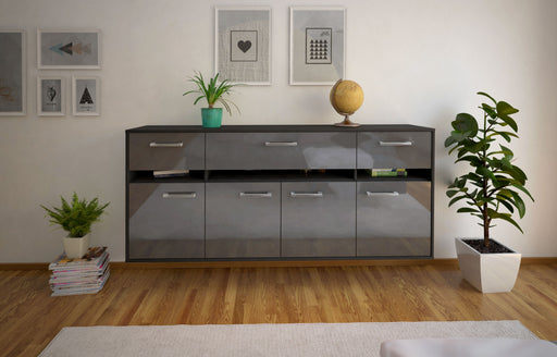 Sideboard Gainesville, Grau Studio (180x79x35cm) - Dekati GmbH