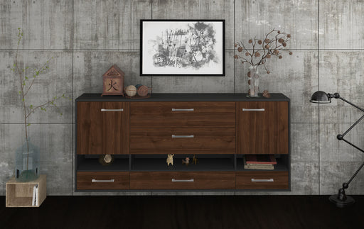 Sideboard Lafayette, Walnuss Studio (180x79x35cm) - Dekati GmbH