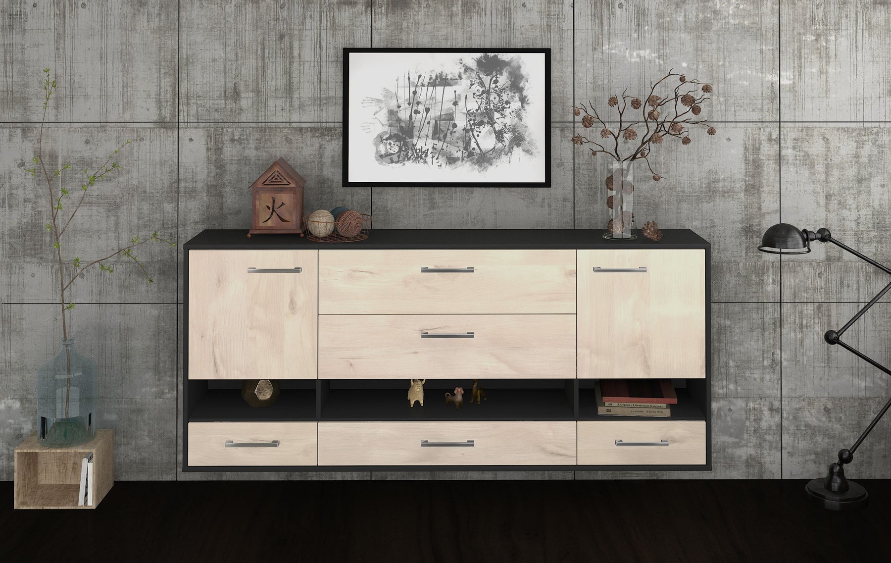 Sideboard Lafayette, Zeder Studio (180x79x35cm) - Dekati GmbH