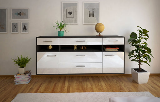 Sideboard Inglewood, Weiß Studio (180x79x35cm) - Dekati GmbH