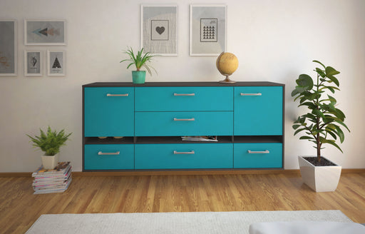 Sideboard Athens, Tuerkis Studio (180x79x35cm) - Dekati GmbH