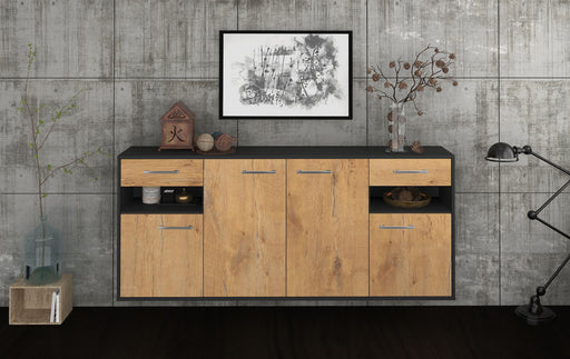 Sideboard Killeen, Eiche Studio (180x79x35cm) - Dekati GmbH