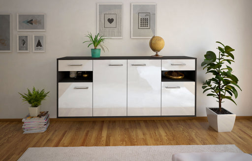 Sideboard Killeen, Weiß Studio (180x79x35cm) - Dekati GmbH