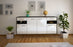 Sideboard Killeen, Weiß Studio (180x79x35cm) - Dekati GmbH