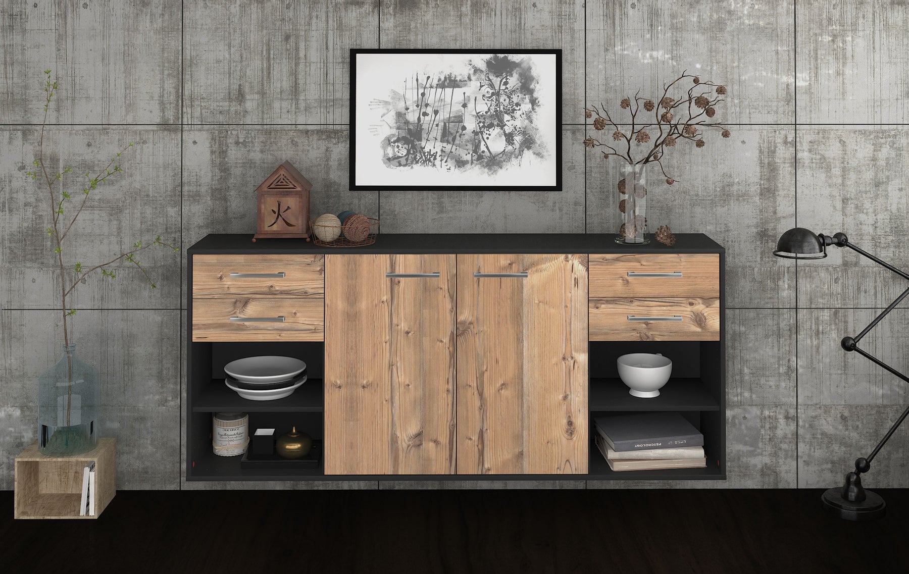 Sideboard Independence, Pinie Studio (180x79x35cm) - Dekati GmbH