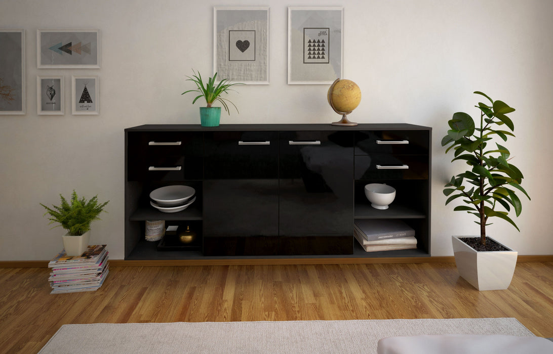 Sideboard Independence, Schwarz Studio (180x79x35cm) - Dekati GmbH