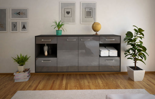 Sideboard Charleston, Grau Studio (180x79x35cm) - Dekati GmbH