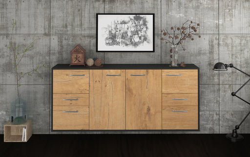 Sideboard Beaumont, Eiche Studio (180x79x35cm) - Dekati GmbH