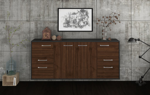 Sideboard Beaumont, Walnuss Studio (180x79x35cm) - Dekati GmbH