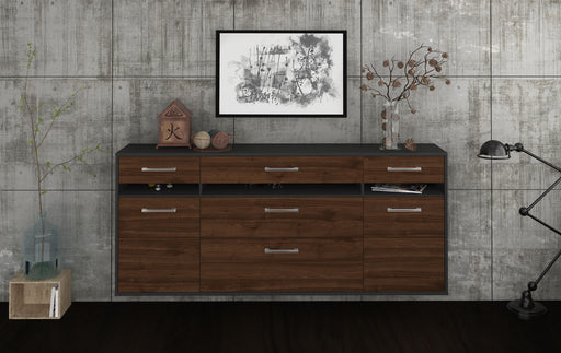 Sideboard Manchester, Walnuss Studio (180x79x35cm) - Dekati GmbH