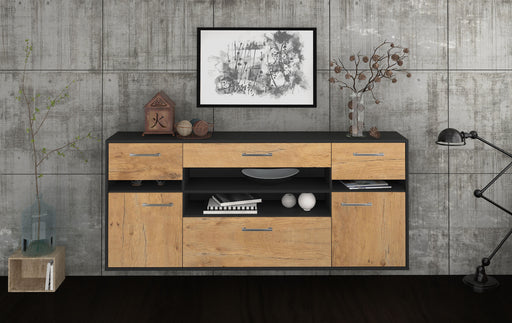 Sideboard Miramar, Eiche Studio (180x79x35cm) - Dekati GmbH