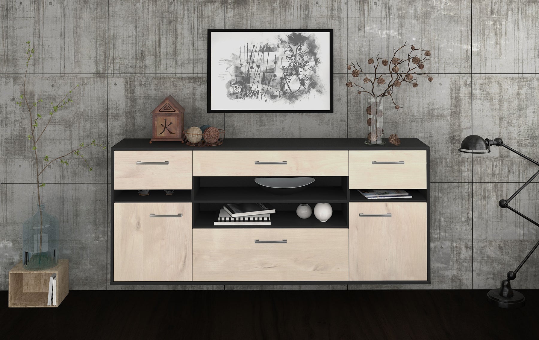 Sideboard Miramar, Zeder Studio (180x79x35cm) - Dekati GmbH