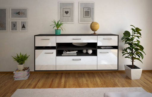 Sideboard Miramar, Weiß Studio (180x79x35cm) - Dekati GmbH