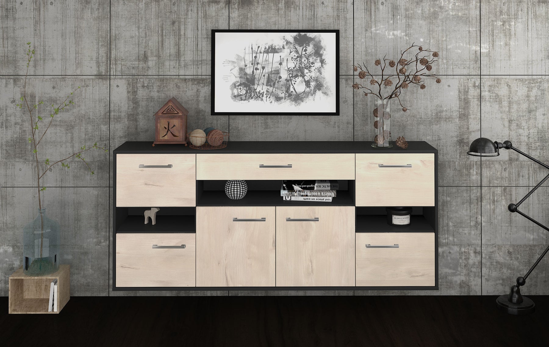 Sideboard Downey, Zeder Studio (180x79x35cm) - Dekati GmbH