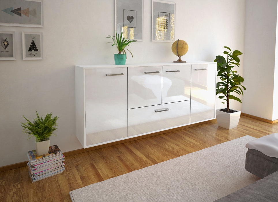 Sideboard Escondido, Weiß Front (180x79x35cm) - Dekati GmbH