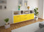 Sideboard Hartford, Gelb Front (180x79x35cm) - Dekati GmbH