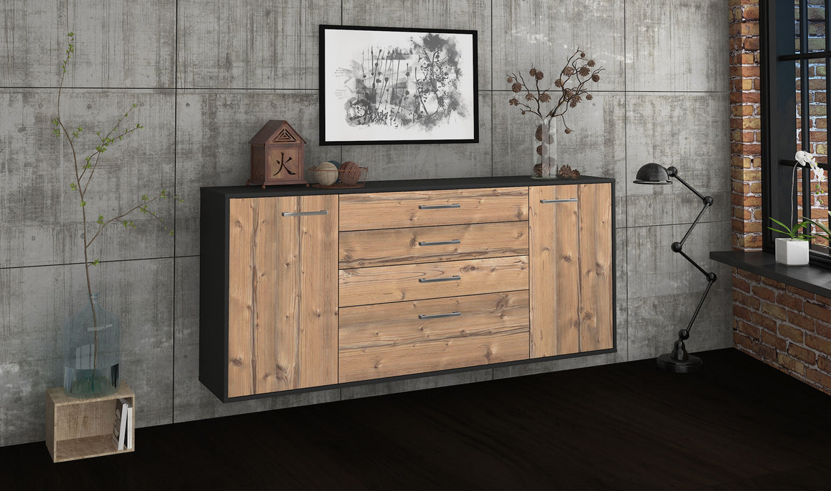 Sideboard Alexandria, Pinie Front (180x79x35cm) - Dekati GmbH