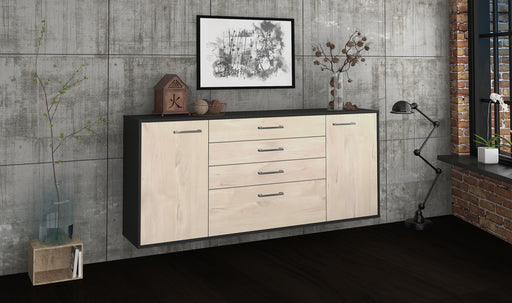 Sideboard Alexandria, Zeder Front (180x79x35cm) - Dekati GmbH