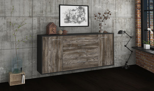 Sideboard Bridgeport, Treibholz Front (180x79x35cm) - Dekati GmbH