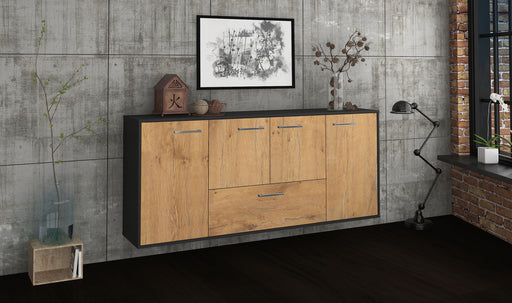 Sideboard Escondido, Eiche Front (180x79x35cm) - Dekati GmbH