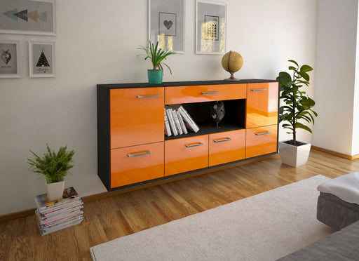 Sideboard Fullerton, Orange Front (180x79x35cm) - Dekati GmbH