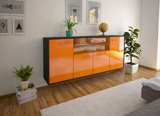 Sideboard Mesquite, Orange Front (180x79x35cm) - Dekati GmbH