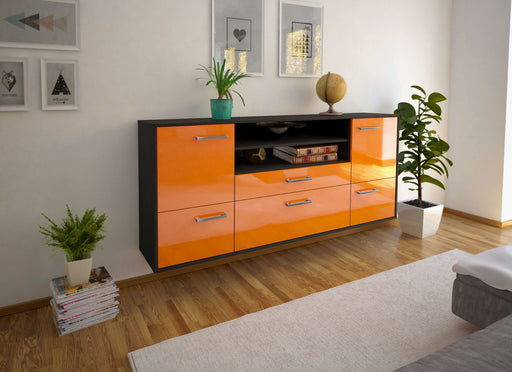 Sideboard Elk Grove, Orange Front (180x79x35cm) - Dekati GmbH