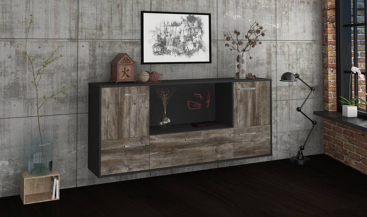 Sideboard Sunnyvale, Treibholz Front (180x79x35cm) - Dekati GmbH