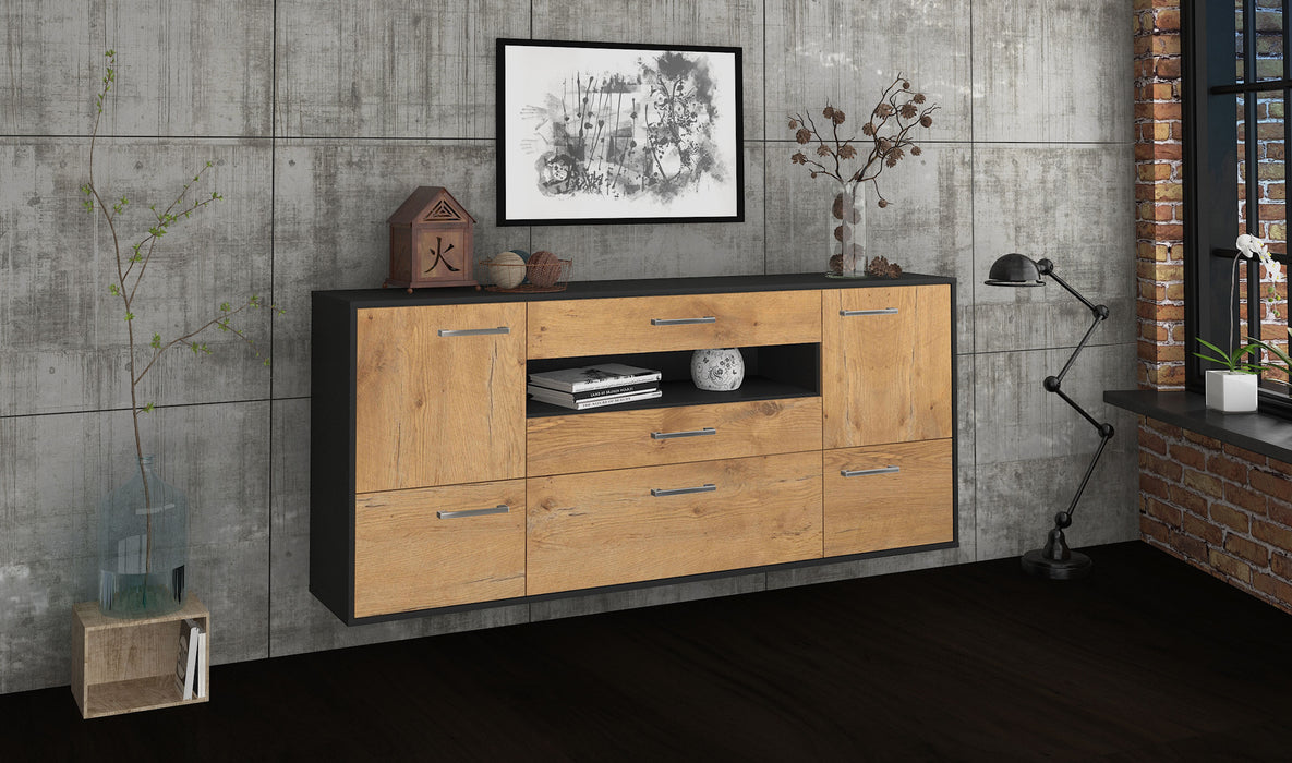 Sideboard Savannah, Eiche Front (180x79x35cm) - Dekati GmbH